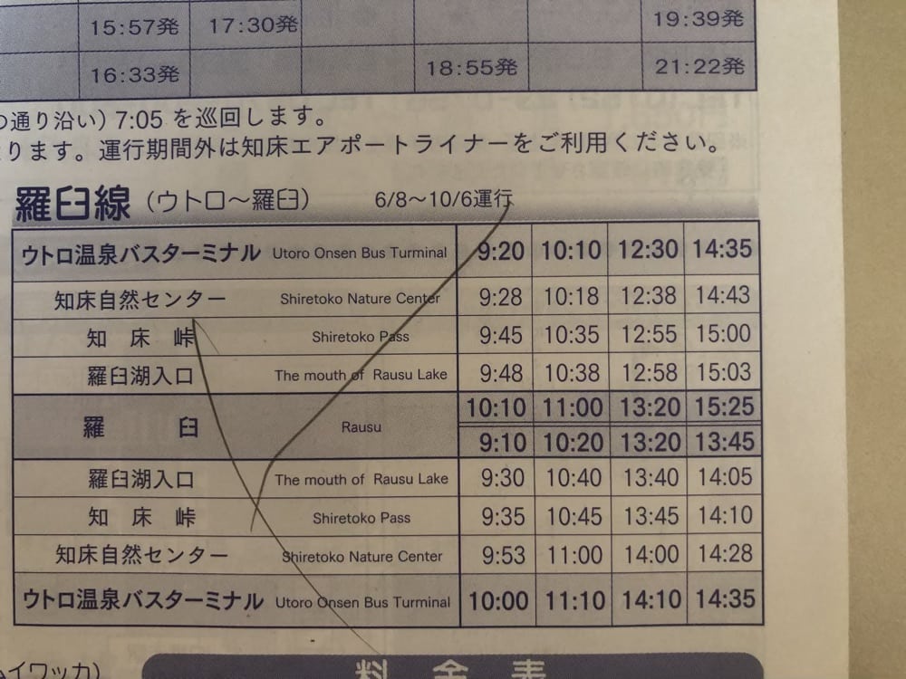 北海道知床半島交通整理(巴士路線,JR鐵路轉乘,交通票券)