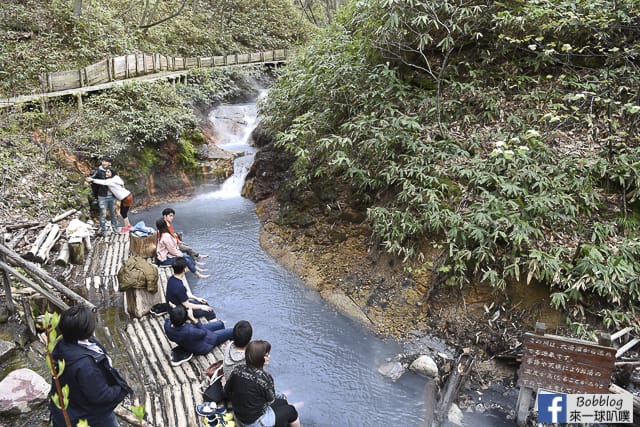 北海道登別地獄谷散步路線(大湯沼,大湯沼川天然足湯,沿途景點) @來一球叭噗日本自助攻略