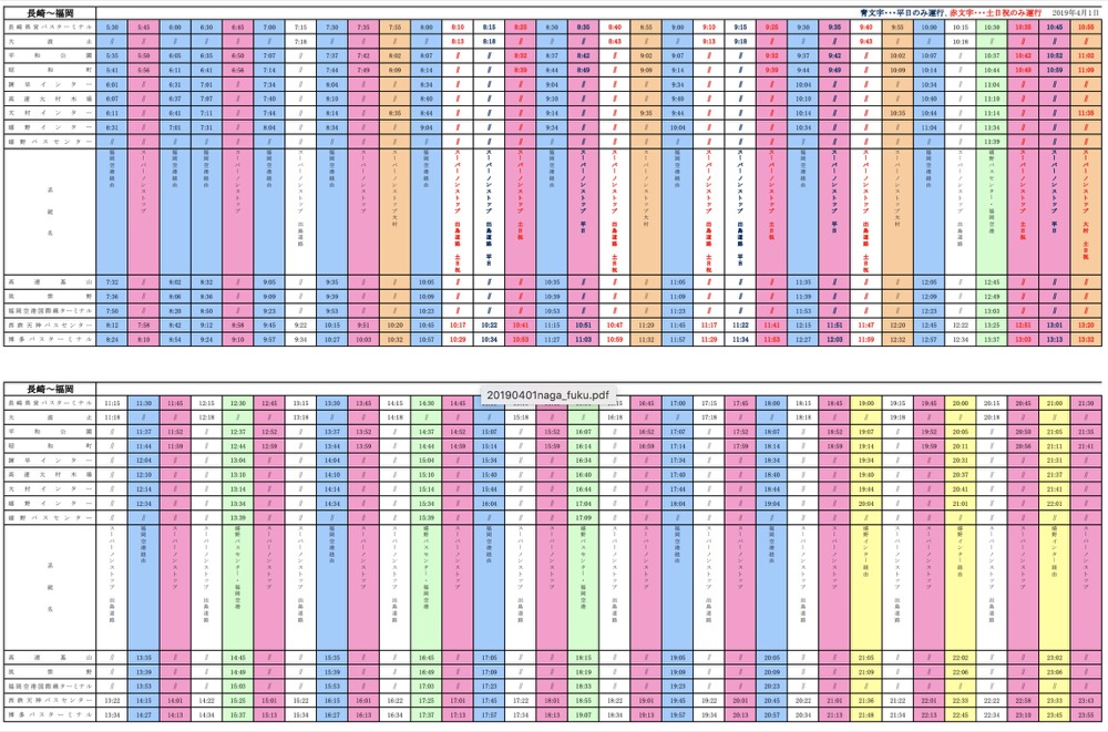 長崎交通|福岡,佐賀,熊本,北九州,別府,大分到長崎交通(JR鐵路、巴士)