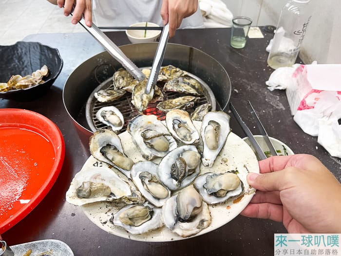 新竹竹北美食|三本柱、熱炒薑母鴨、300元肥美烤蚵吃到飽