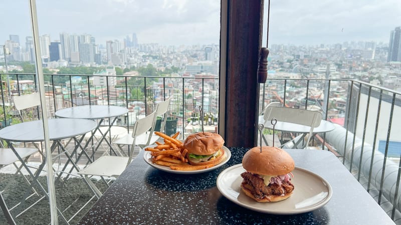 首爾解放村景觀餐廳|The 100 Smoke & Grill美式餐廳、俯瞰首爾市區街景