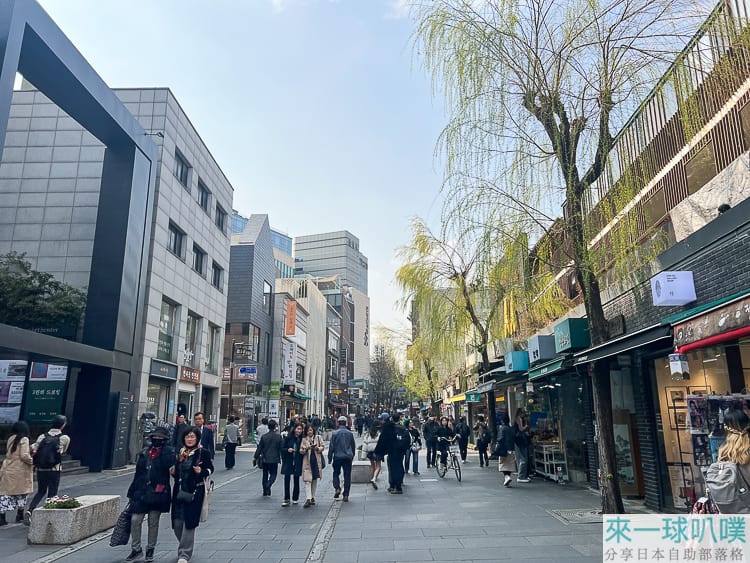 首爾仁寺洞逛街、藝術氣息的老街、文創小店
