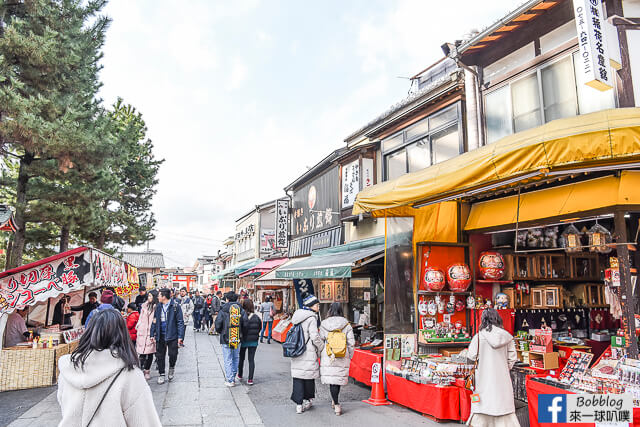 [京都]伏見稻荷大社千本鳥居,伏見稻荷大社商店街(美食,鳥居商品)