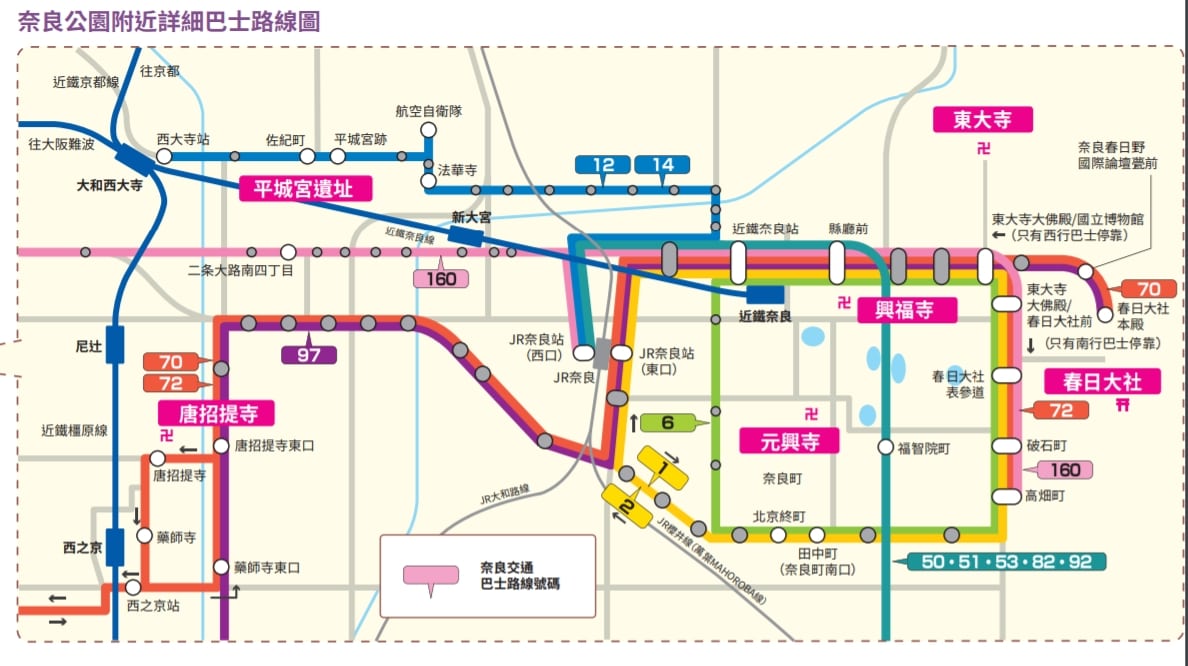 大阪京都到奈良交通方式整理|JR西日本鐵路、近鐵電車、交通票券