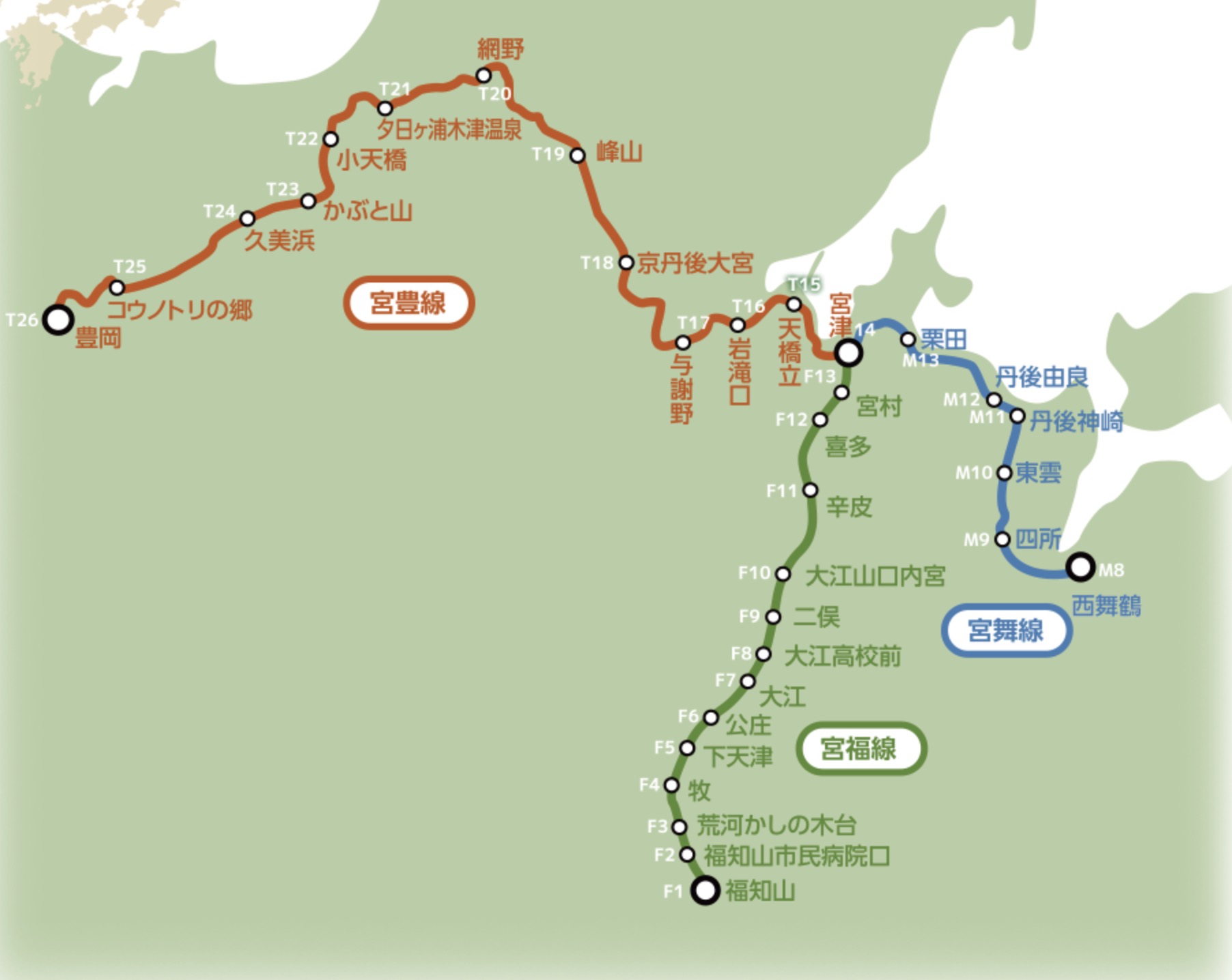 天橋立JR鐵路交通方式整理|大阪京都搭乘JR鐵路到天橋立交通 @來一球叭噗