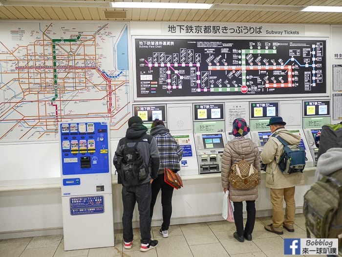 京都市區交通|京都地下鐵搭車方式、京都地下鐵一日券整理