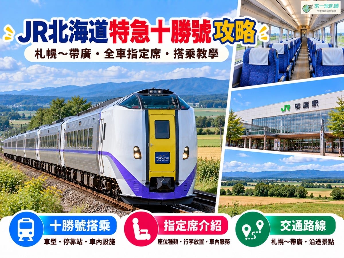 2026 JR特急十勝號攻略｜札幌到帶廣票價、指定席、優惠票與搭乘心得