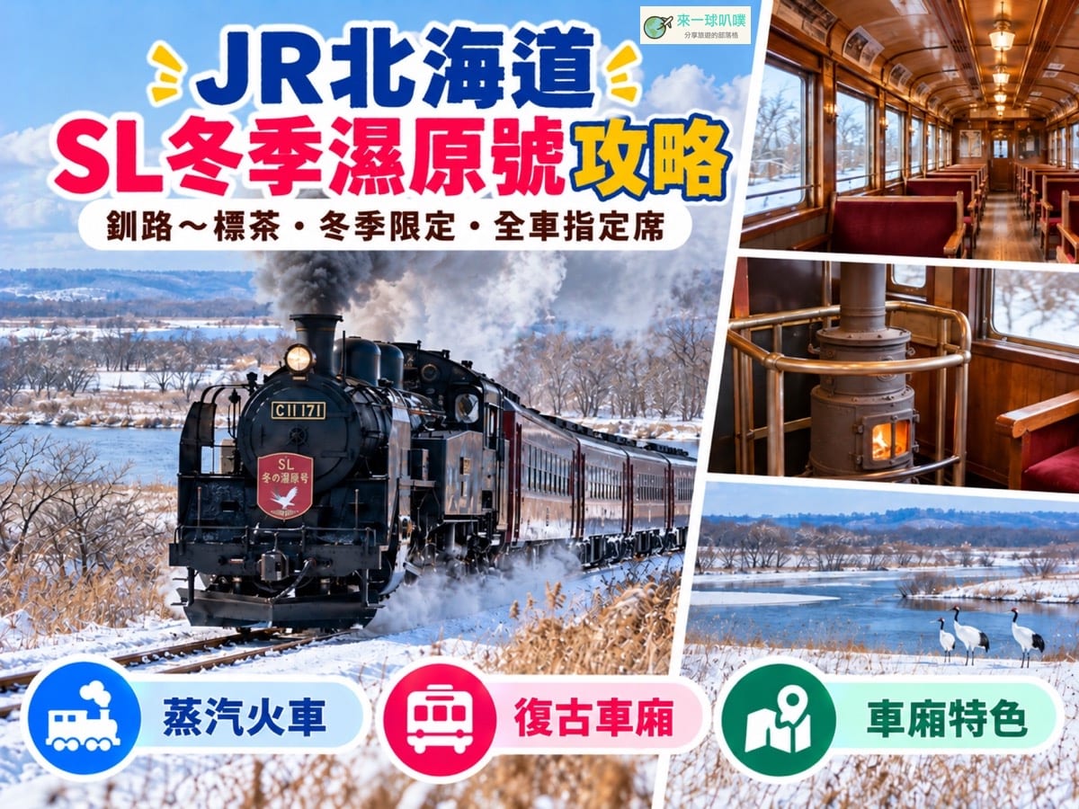 SL冬季濕原號｜釧路到標茶票價、運行日、指定席預約與釧路濕原雪景