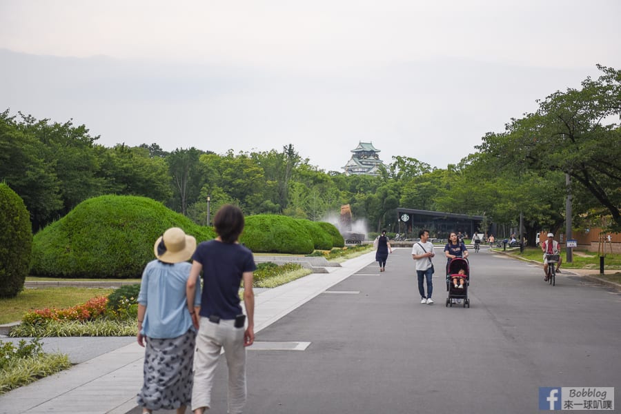 大阪城公園散步、大阪城天守閣看大阪街景、附近景點