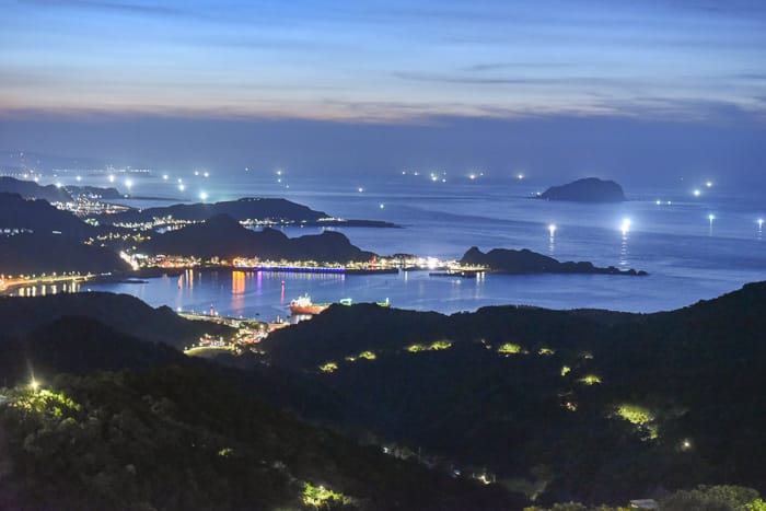 新北九份茶坊｜水心月茶坊、九份景觀夜景、好喝茶葉