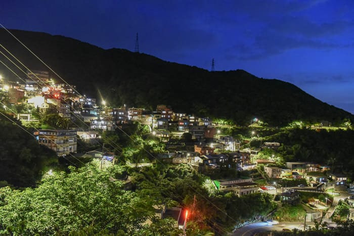 新北九份茶坊｜水心月茶坊、九份景觀夜景、好喝茶葉