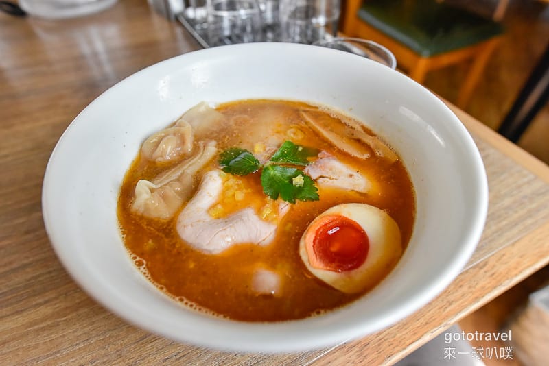 東京北品川站美食|中華そば 和渦 TOKYO、好吃三味一體拉麵
