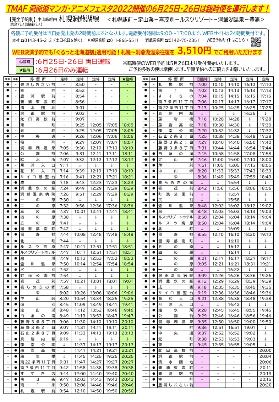 到北海道洞爺湖交通方式*4整理|直達巴士觀光巴士、JR鐵路轉巴士、飯店接駁車