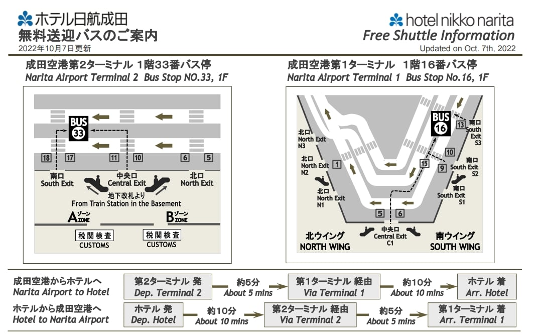 成田機場紅眼班機住宿推薦|成田日航飯店、免費接駁車到機場