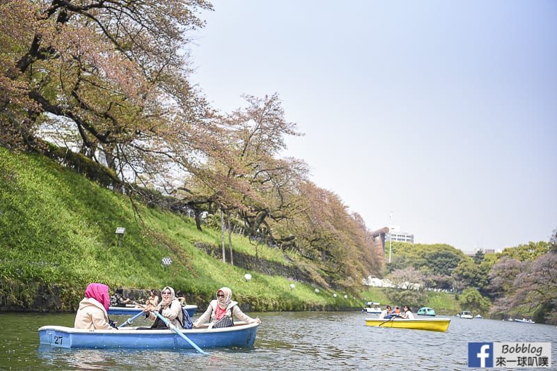 Chidorigafuchi Park boat 23