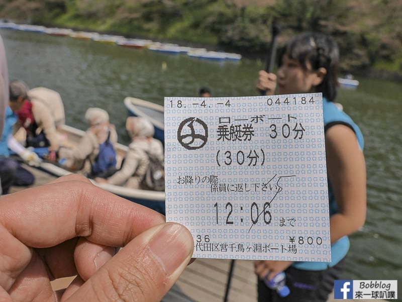 Chidorigafuchi Park boat 34